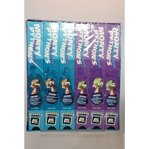 Monty Python's Flying Circus VHS Box Set BBC British Comedy - 4 Sets 1- 12 Tapes - Picture 4 of 6